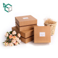 Christmas Set Gift Packaging Of Wave Point Kraft Paper Bag And Box